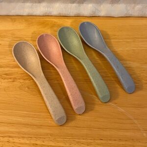 Miso Soup Spoons - Set of Four Colorful Spoons